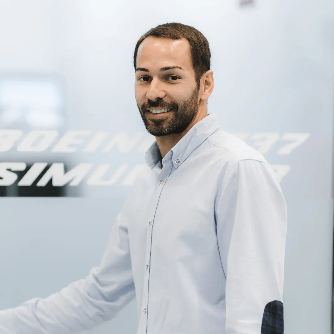 Cristo, miembro del equipo de Boost Air Academy