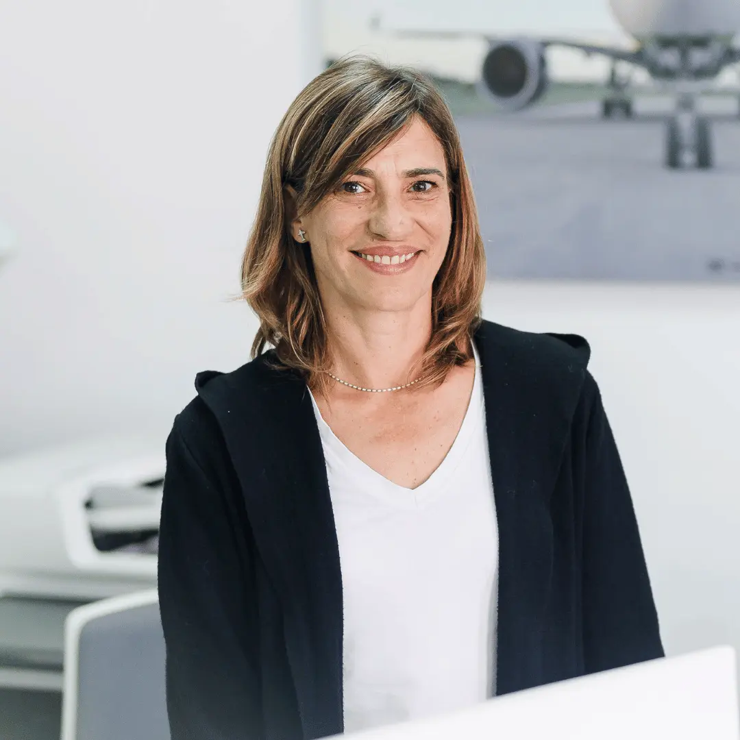 María José, miembro del equipo de Boost Air Academy